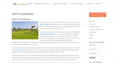 Desktop Screenshot of golfincambodia.com