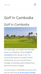 Mobile Screenshot of golfincambodia.com